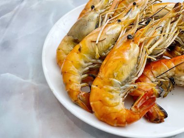 Izgara karides mangalı.