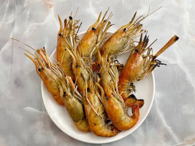 Izgara karides mangalı.