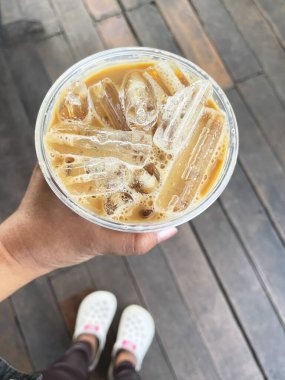 Buzlu kahvenin selfie 'si.