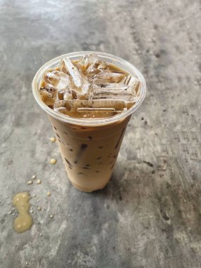 Buzlu kahve bir yakın çekim