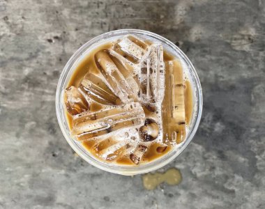 Buzlu kahve bir yakın çekim