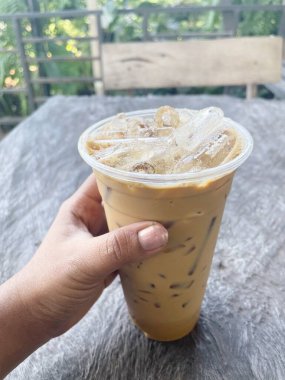 Buzlu kahvenin selfie 'si.