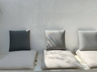 Sofa interior in the garden