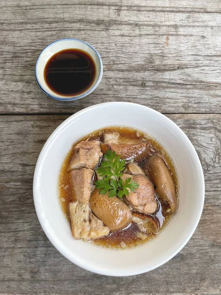Jambon Porc Cuit Nourriture Chinoise — Photo