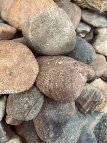 Καφέ Πέτρες Υφή Φόντο — Φωτογραφία Αρχείου