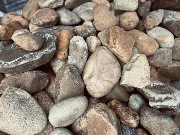 Hnědé Kameny Textura Nebo Pozadí — Stock fotografie