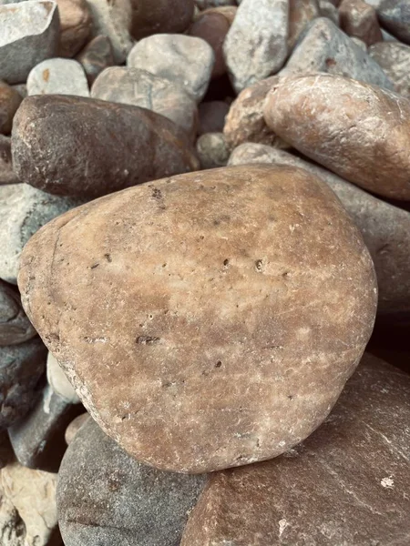 Brown Stones Texture Background — 스톡 사진