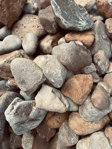 Braune Steine Textur Oder Hintergrund — Stockfoto