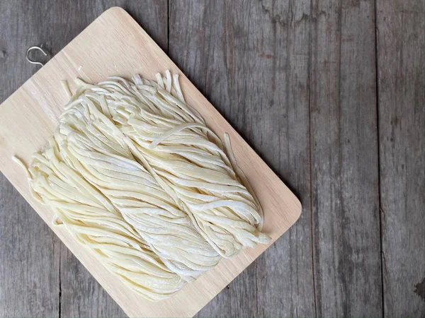 Egg Noodles Raw Chinese Food — Stock Photo, Image