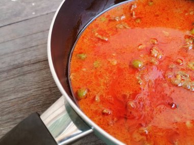 Domuz tikka masala Hint yemeği.