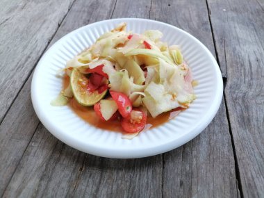 Luang Prabang Laos papaya salatası.