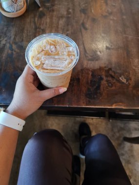 Buzlu kahvenin selfie 'si.