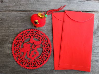 Çin yeni yılı kırmızı zarf