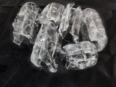 Arka planda donmuş buzu kapat