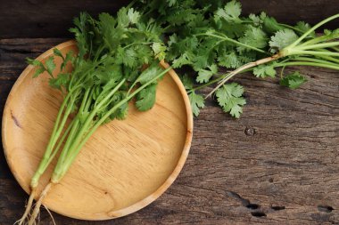 Kişniş baharatlı bitkiyi kapat.