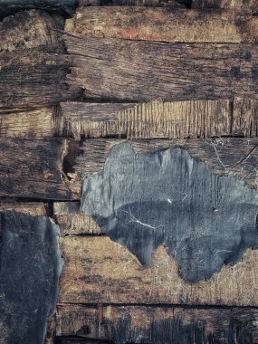 Esmer eski ahşap arkaplan veya doku