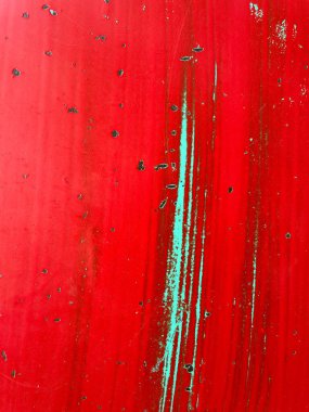 Eski çinko kırmızı arkaplan veya desenli