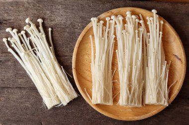 Altın iğneli mantar. Yaklaş.