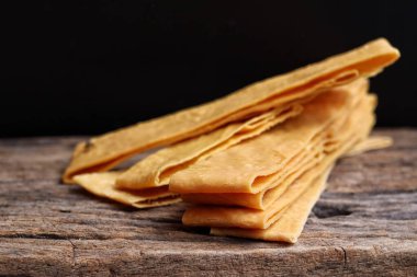 Soya fasulyesi Çin yemeğine yapışır.