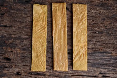 Soya fasulyesi Çin yemeğine yapışır.