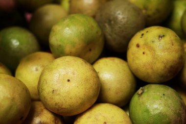 Yeşil kireç yaz meyvelerini yakın 