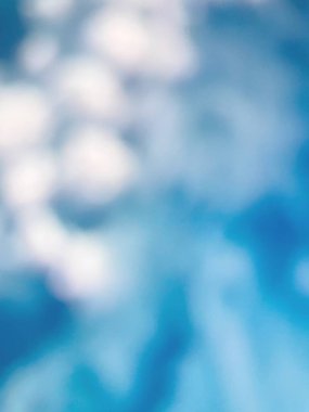 Yumuşak mavi gökyüzü soyut arkaplanı