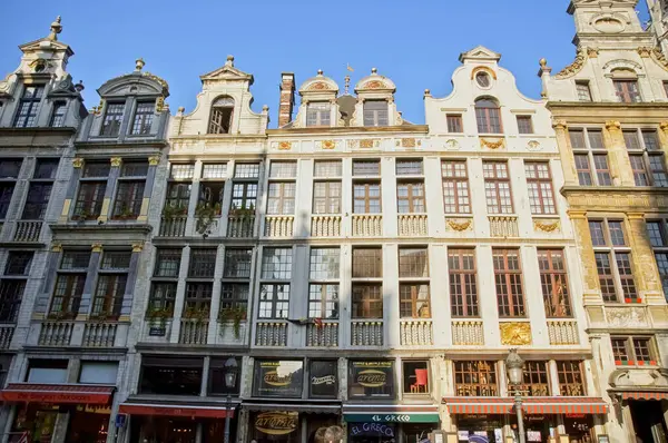 Maisons Xviie Siècle Sur Grand Place Bruxelles — Photo