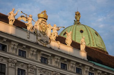 Avusturya, Viyana 'daki Hofburg İmparatorluk Sarayı binası.