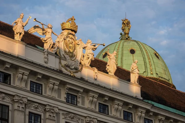 Die Hofburg Mit Kuppel Wien Österreich — Stockfoto