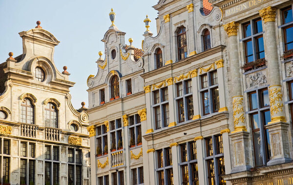 17th century houses on Brussels Grand Place