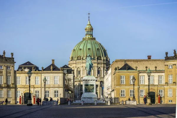Королівський Палац Бароко Амалієнборг Копенгагені Данія — стокове фото