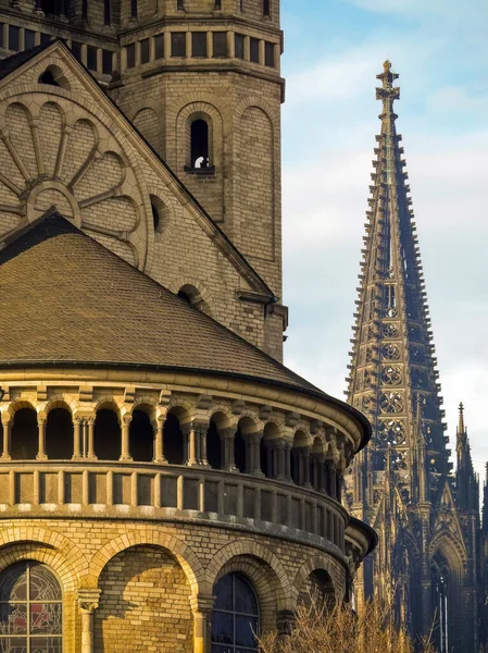 Köln Deki Gotik Katedral Kuzey Ren Vestfalya Almanya — Stok fotoğraf