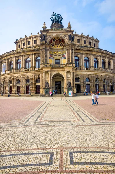 Entrada Palacio Zwinger Dresde Alemania — Foto de Stock