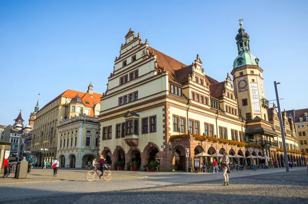 Stadtgeschichtliches Museum Budova Altes Rathaus Lipsku Německo — Stock fotografie