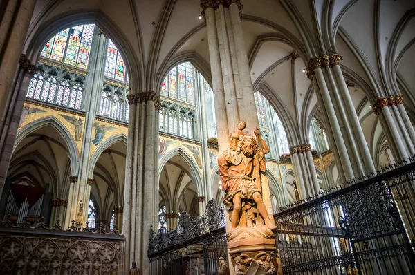 Catedral Gótica Colônia Renânia Norte Vestfália Alemanha — Fotografia de Stock