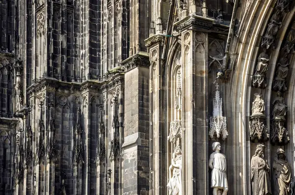 Köln Deki Gotik Katedral Kuzey Ren Vestfalya Almanya — Stok fotoğraf