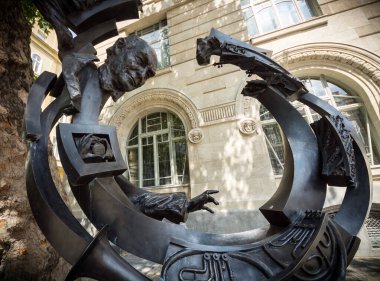 Macaristan, Budapeşte 'de müzisyen Georg Solti heykeli