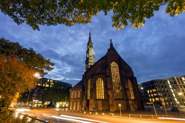 Hamburg, Almanya 'daki St. Catherines Kilisesi binası