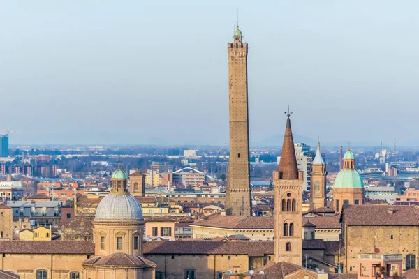 Skyline Bologna Italy Medieval Renaissance Buildings — Stock Photo, Image