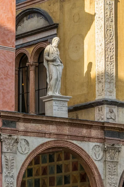 ヴェローナのヴェローナのピアッツァ シグノーリの像 — ストック写真