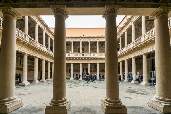 Inne Innergård Till Renässansbyggnad Padova Italien — Stockfoto