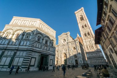 İtalya, Floransa 'daki Baptistery ve Duomo Katedrali