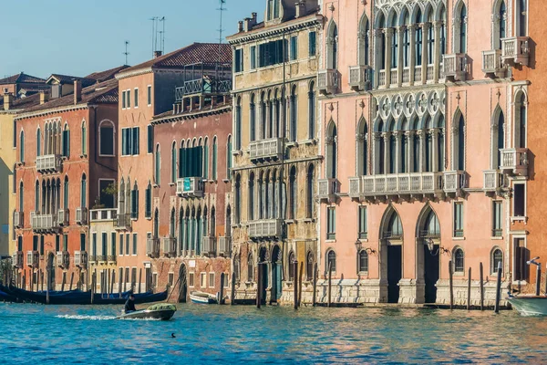 Talya Venedik Teki Büyük Kanal Daki Binalar — Stok fotoğraf