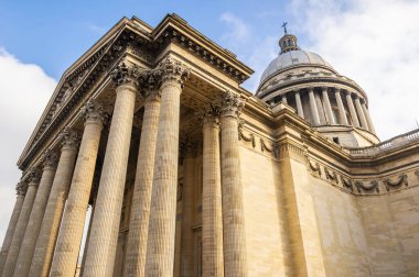 Paris, Fransa 'da Neoklasik stil Pantheon binası