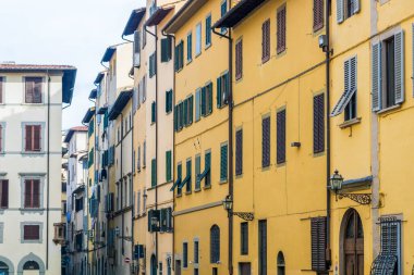 İtalya, Floransa 'da Ortaçağ Caddesi