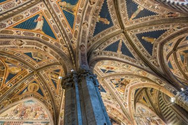 Siena, İtalya 'daki Duomo di Siena Katedrali