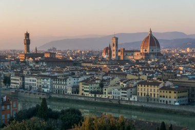 Michelangelo Meydanı 'ndan Floransa manzarası