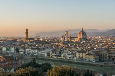 Michelangelo Meydanı 'ndan Floransa manzarası