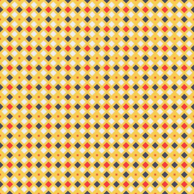 Çizgiler ve eşkenar dörtgenlerle soyut geometrik desen. Doğulu geometrik geleneksel tarz. Mango pastel renk temasında desen renkli. Dekor, duvar kağıdı, tekstil, giysi, keten için tasarımı tekrarla.