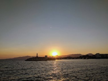 Costa Daurada, İspanya 'dan tipik tatil yeri (Cambrils, Salou).